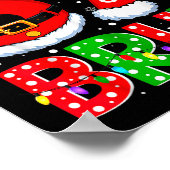 67 Six Seven 6 7 Meme Funny Santa Christmas Shirt Poster (Ecke)