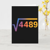 67 Six Seven 6-7 Meme  Karte (Gelbe Blume)