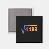 67 Six Seven 6-7 Meme  Magnet (Vorderseite/Rückseite)