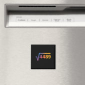 67 Six Seven 6-7 Meme  Magnet (In Situ (Geschirrspüler))