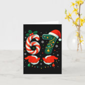 67 Six Seven 6 7 Meme Xmas E Couple Christmas Matc Karte (Gelbe Blume)