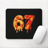 67 Six Seven 6-7 Pizza & Chicken Nugget - Kinder Mousepad (Mit Mouse)