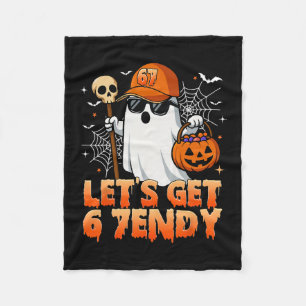 67 Six Seven 6 7endy Lass uns Sendy Meme Halloween Fleecedecke