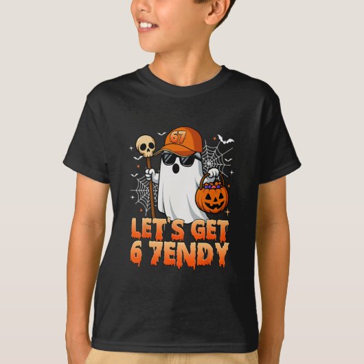 67 Six Seven 6 7endy Let's Get Sendy Meme Hallowee T-Shirt (Vorderseite)