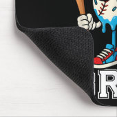67 Six Seven Baseball Eis Drip Nummer 67 Pla Mousepad (Ecke)