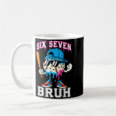 67 Six Seven Baseball Ice Cream Drip Number 67 Pla Kaffeetasse (Links)