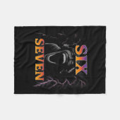 67 Six Seven Bootleg 6 7 Meme Design Lustig 6 7 Fleecedecke (Vorderseite (Horizontal))