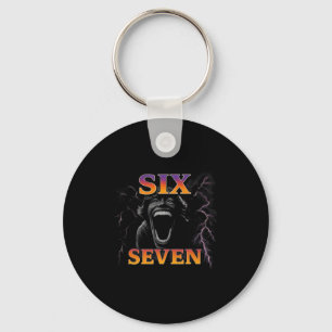 67 Six Seven Bootleg 6 7 Meme Design Lustig 6 7  Schlüsselanhänger