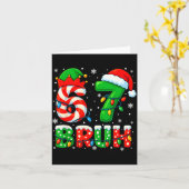 67 Six Seven Bruh 6 7 Meme Funny Christmas Santa E Karte (Gelbe Blume)