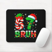 67 Six Seven Bruh 6 7 Meme Funny Christmas Santa E Mousepad (Mit Mouse)