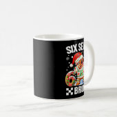 67 Six Seven Bruh Christmas 6 7 Meme Funny Gingerb Kaffeetasse (VorderseiteRechts)