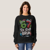 67 Six Seven Bruh Christmas Fun Holiday Tee Gift (Vorne ganz)