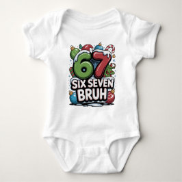 67 Six Seven Bruh Christmas Fun Holiday Tee Gift