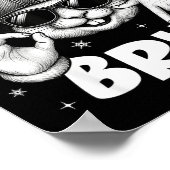 67 Six Seven Bruh Cute Bunny Face With Sungles Eas Poster (Ecke)