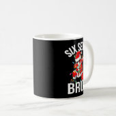 67 Six Seven Bruh Funny Christmas 6 7 Meme Boys Gi Kaffeetasse (VorderseiteRechts)