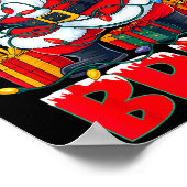 67 Six Seven Bruh Funny Christmas 6 7 Meme Men Wom Poster (Ecke)