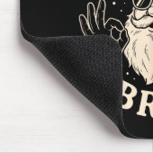 67 Six Seven Bruh Funny Christmas Santa 6 7 Meme Mousepad (Ecke)