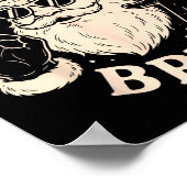 67 Six Seven Bruh Funny Christmas Santa 6 7 Meme Poster (Ecke)