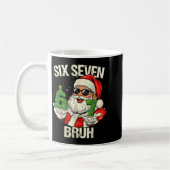 67 Six Seven Bruh Funny Santa Christmas 67 Meme Xm Kaffeetasse (Links)