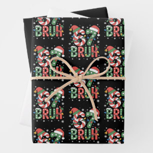 67 Six Seven Bruh Lustiges Weihnachten 6 7 Meme Geschenkpapier Set