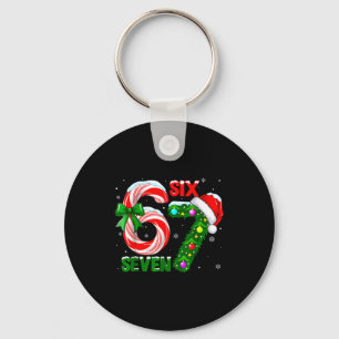 67 Six Seven Bruh Lustiges Weihnachten 6 7 Meme Mä Schlüsselanhänger