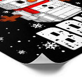 67 Six Seven Bruh Snowman Building Blocks Christma Poster (Ecke)