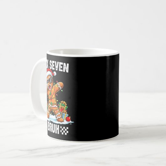 67 Six Seven Burh Christmas Gingerbread 6 7 Meme M Kaffeetasse (Vorderseite Links)