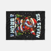 67 Six Seven Burh Funny Christmas 6 7 Meme Men Wom Fleecedecke (Vorderseite (Horizontal))