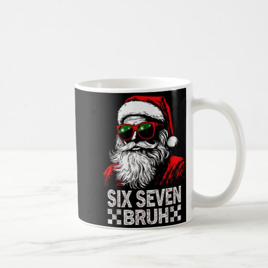 67 Six Seven Burh Funny Christmas 6 7 Meme Men Wom Kaffeetasse (Rechts)