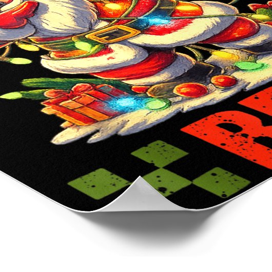 67 Six Seven Burh Funny Christmas 6 7 Meme Men Wom Poster (Ecke)