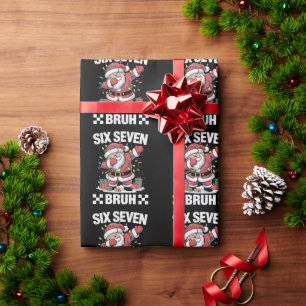 67 Six Seven Burh Lustiges Weihnachten 6 7 Meme Geschenkpapier