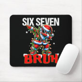 67 Six Seven Burh Santa Christmas 6 7 Meme Men Wom Mousepad (Mit Mouse)