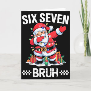 67 Six Seven Burh Weihnachten 6 7 Meme  Karte