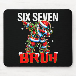 67 Six Seven Burh Weihnachtsmann Weihnachten 6 7 M Mousepad