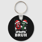 67 Six Seven Christmas Bruh Funny Italian Brainrot Schlüsselanhänger (Vorderseite)