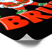 67 Six Seven Christmas Bruh Santa Six Seven Christ Poster (Ecke)