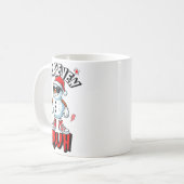 67 Six Seven Christmas Bruh Snowman Funny Kids Boy Kaffeetasse (Vorderseite Links)
