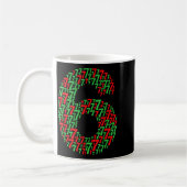 67 Six Seven Christmas Design Funny 6 7 Meme Kaffeetasse (Links)