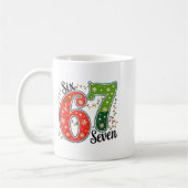 67 Six Seven Christmas Funny Meme 67 Couples Chris Kaffeetasse (Links)