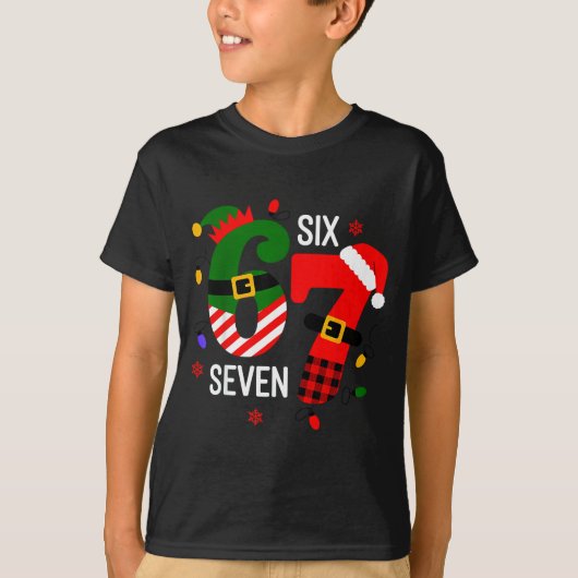 67 Six Seven Christmas  T-Shirt (Vorderseite)
