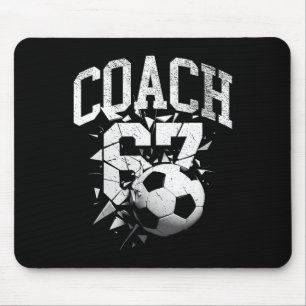 67 Six Seven Coach Fußball Gen Alpha Brainrot Meme Mousepad