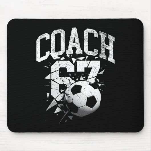 67 Six Seven Coach Fußball Gen Alpha Brainrot Meme Mousepad (Vorne)
