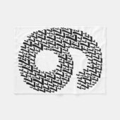 67 Six Seven Cool passendes 6 und 7 Design Lustig Fleecedecke (Vorderseite (Horizontal))