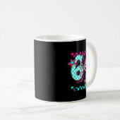 67 Six Seven Coquette Bow Funny Meme Number Slang Kaffeetasse (VorderseiteRechts)