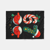 67 Six Seven Couple Pajamas Christmas For Men Wome Fleecedecke (Vorderseite (Horizontal))