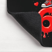 67 Six Seven Eiscreme Meme Lustige Valentinstage Mousepad (Ecke)