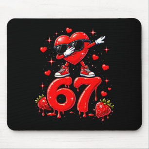 67 Six Seven Eiscreme Meme Lustige Valentinstage  Mousepad