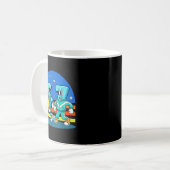 67 Six Seven Fun Meme Funny Design Kids School  Kaffeetasse (Vorderseite Links)