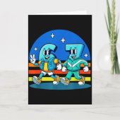 67 Six Seven Fun Meme Funny Design Kids School Karte (Vorderseite)