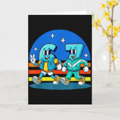 67 Six Seven Fun Meme Funny Design Kids School  Karte (Gelbe Blume)